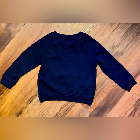 Gymboree Navy Sweater with Floral Gem Accents Toddler Girls Size XS (4) - Picture 3 of 3